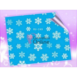 Stickere cu Apa pentru unghii cod RU-249 - Sarbatori de Iarna